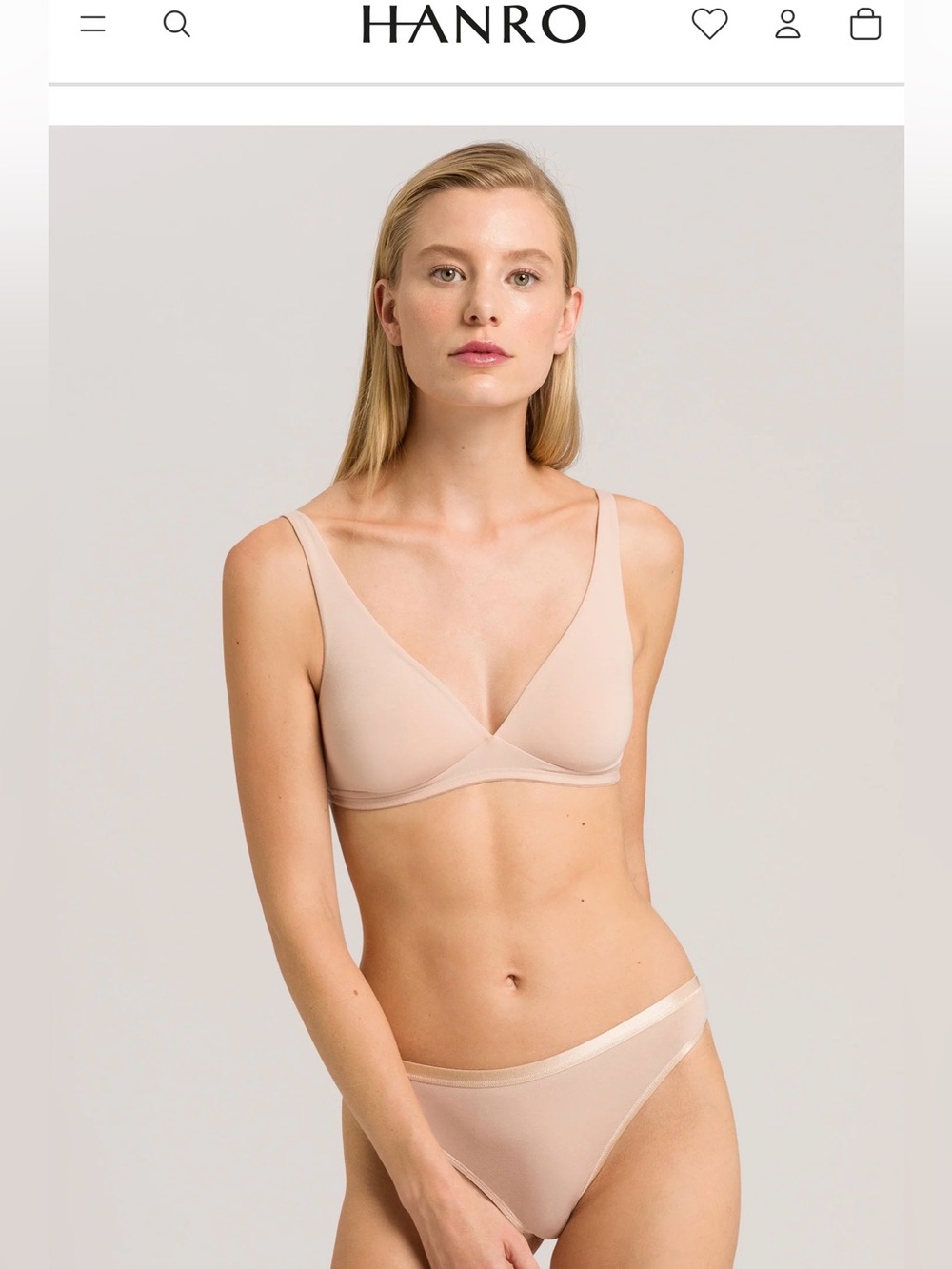 Hanro Cotton Sensation Bra
